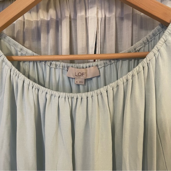 LOFT Silky Split-shoulder Ballet Neck Top - Picture 4 of 6